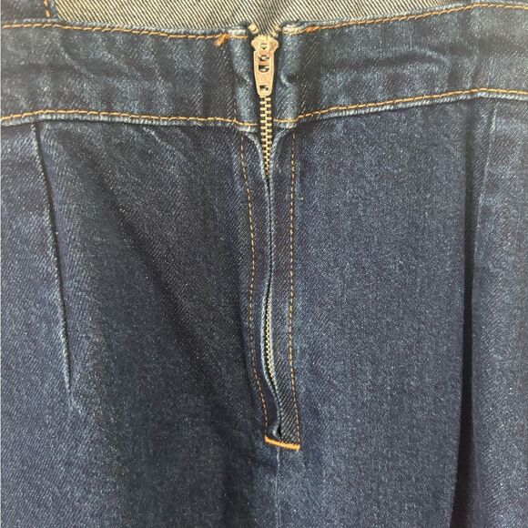 Topshop Moto Blue Denim Overall Dress - 8 - Picture 4 of 5